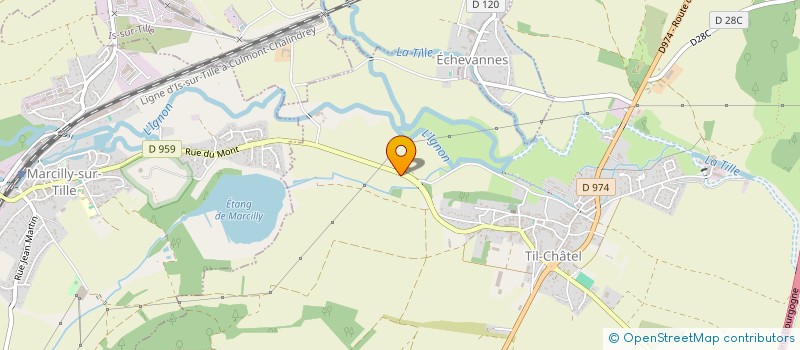 localisation de l'entreprise COMMUNE D ECHEVANNES à ECHEVANNES