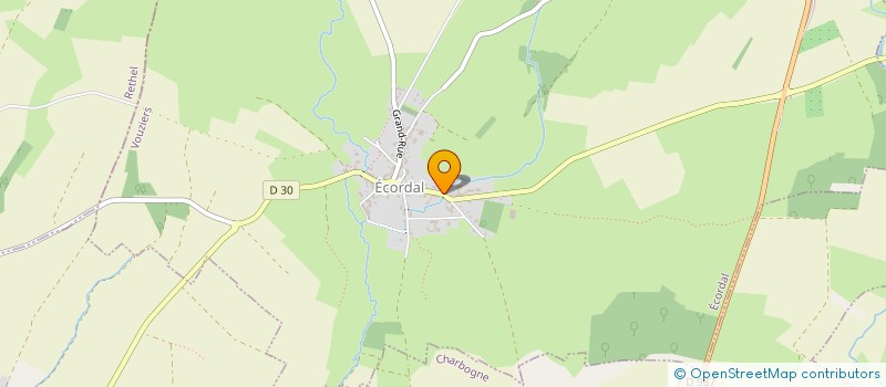 localisation de l'entreprise COMMUNE D'ECORDAL  ECORDAL