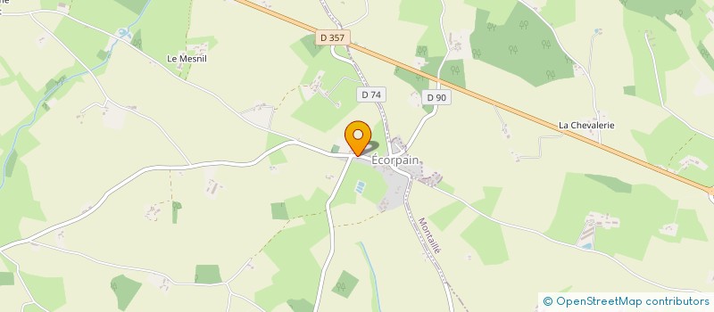 localisation de l'entreprise COMMUNE D'ECORPAIN  ECORPAIN