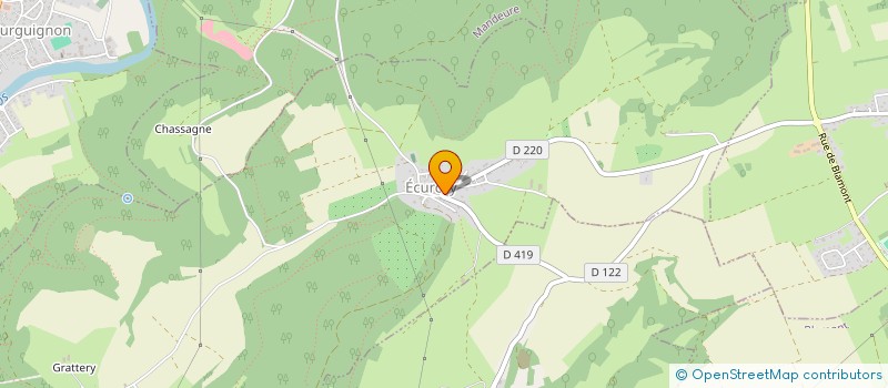 localisation de l'entreprise COMMUNE D'ECURCEY  ECURCEY