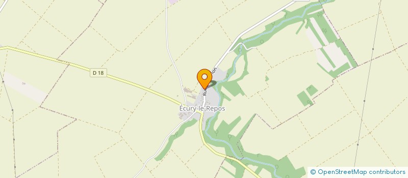 localisation de l'entreprise COMMUNE D'ECURY LE REPOS  ECURY-LE-REPOS