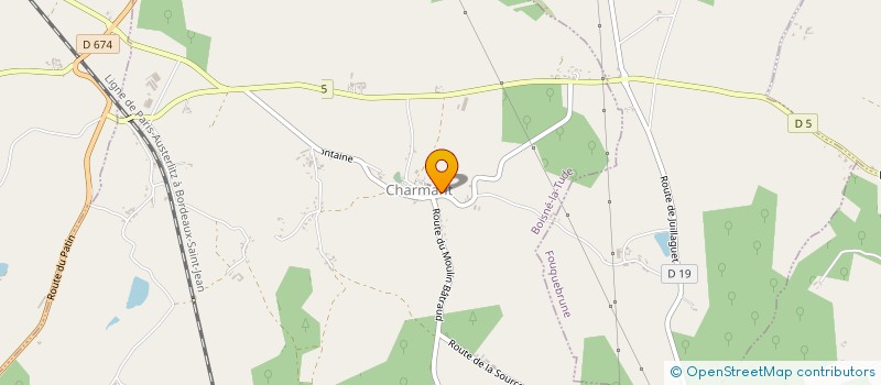 localisation de l'entreprise COMMUNE D EDON  EDON