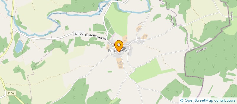 localisation de l'entreprise COMMUNE D ENFONVELLE à ENFONVELLE