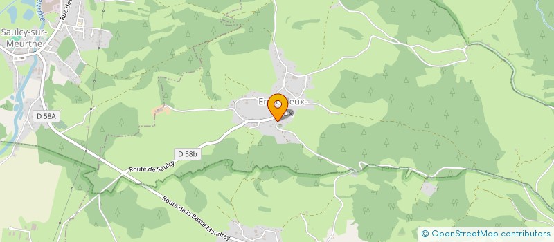 localisation de l'entreprise COMMUNE D'ENTRE DEUX EAUX  ENTRE-DEUX-EAUX