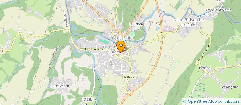 localisation de l'entreprise COMMUNE D ENTRE DEUX GUIERS à ENTRE-DEUX-GUIERS