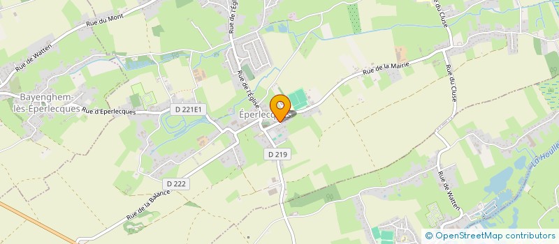 localisation de l'entreprise COMMUNE D'EPERLECQUES  EPERLECQUES