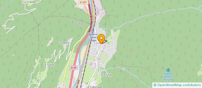 localisation de l'entreprise COMMUNE D EPIERRE  EPIERRE