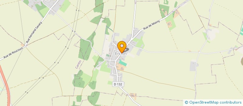 localisation de l'entreprise COMMUNE D ERCHIN  ERCHIN