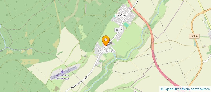 localisation de l'entreprise COMMUNE D ERROUVILLE  ERROUVILLE