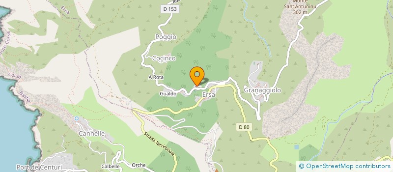 localisation de l'entreprise COMMUNE D ERSA à ERSA