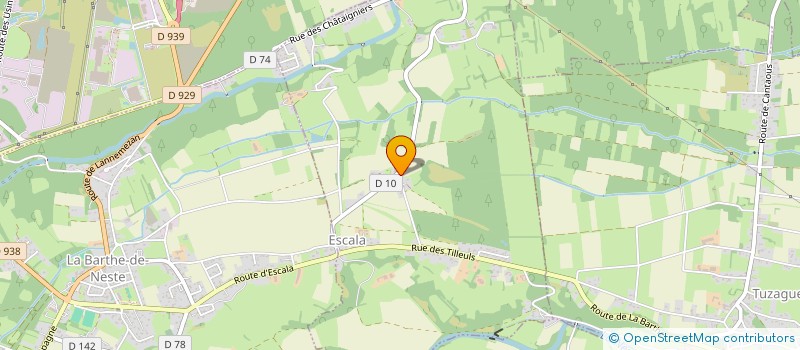 localisation de l'entreprise COMMUNE D ESCALA  ESCALA