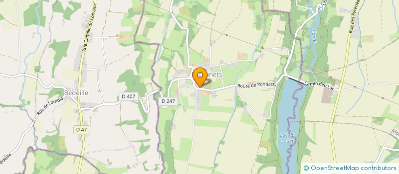 localisation de l'entreprise COMMUNE D ESCAUNETS  ESCAUNETS