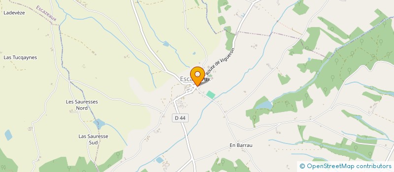 localisation de l'entreprise COMMUNE D ESCAZEAUX  ESCAZEAUX