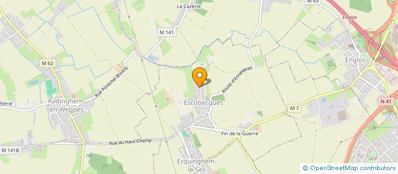 localisation de l'entreprise COMMUNE D'ESCOBECQUES à ESCOBECQUES