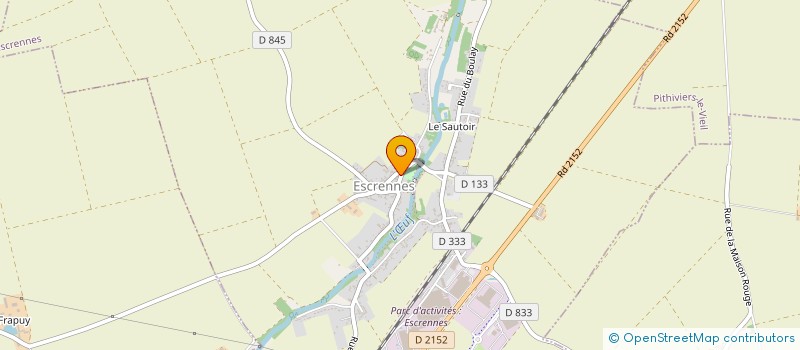 localisation de l'entreprise COMMUNE D'ESCRENNES à ESCRENNES