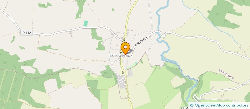 localisation de l'entreprise COMMUNE D'ESNOUVEAUX à ESNOUVEAUX