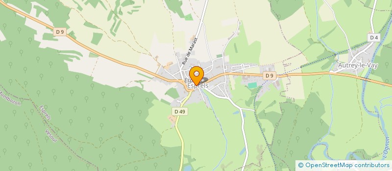 localisation de l'entreprise COMMUNE D ESPRELS  ESPRELS