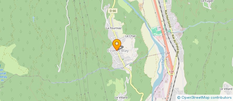 localisation de l'entreprise COMMUNE D ESSERTS BLAY  ESSERTS-BLAY