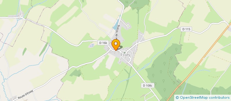 localisation de l'entreprise COMMUNE D'ESSEY  ESSEY