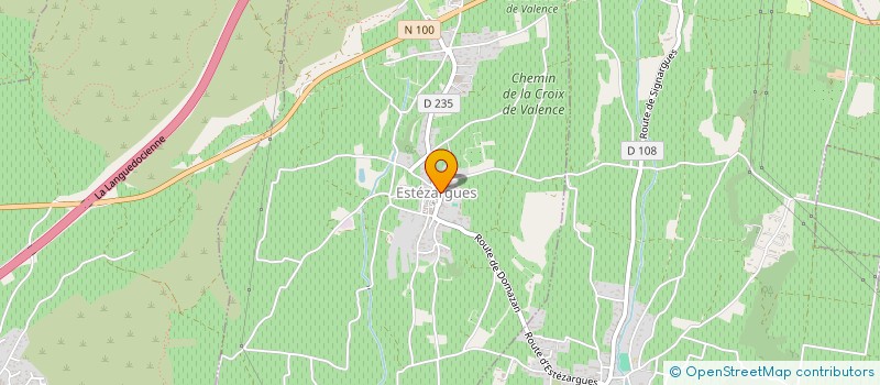 localisation de l'entreprise COMMUNE D ESTEZARGUES  ESTEZARGUES