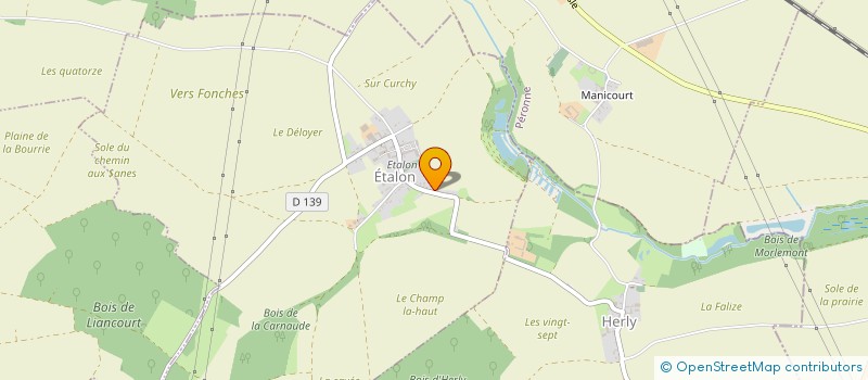 localisation de l'entreprise COMMUNE D'ETALON  ETALON