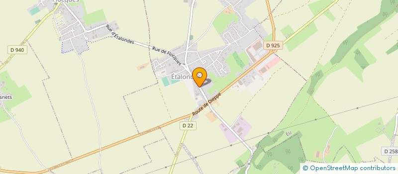 localisation de l'entreprise COMMUNE D'ETALONDES  ETALONDES