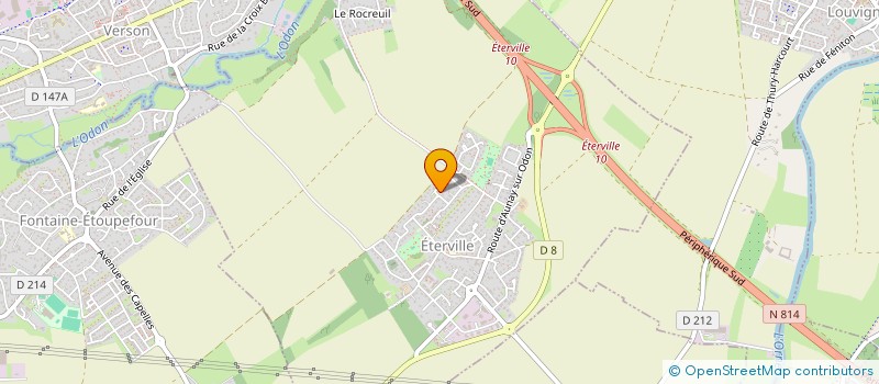 localisation de l'entreprise COMMUNE D'ETERVILLE  ETERVILLE