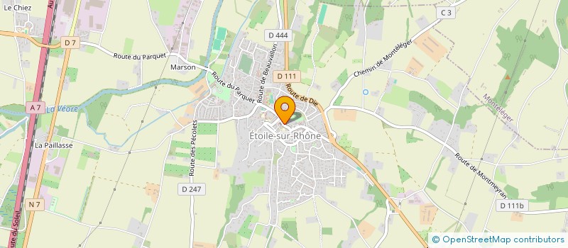 localisation de l'entreprise COMMUNE D ETOILE-SUR-RHONE  ETOILE-SUR-RHONE