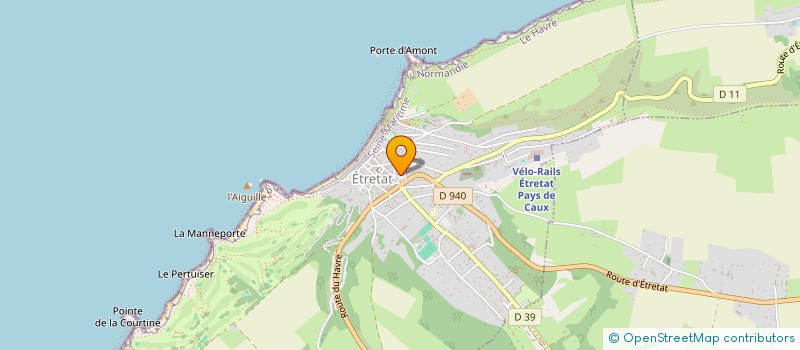 localisation de l'entreprise COMMUNE D'ETRETAT  ETRETAT