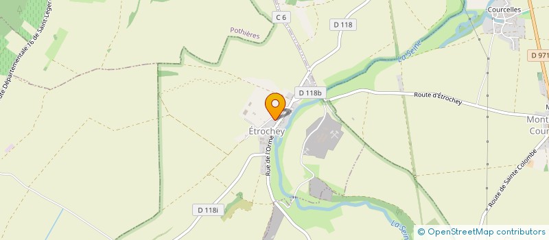 localisation de l'entreprise COMMUNE D ETROCHEY  ETROCHEY