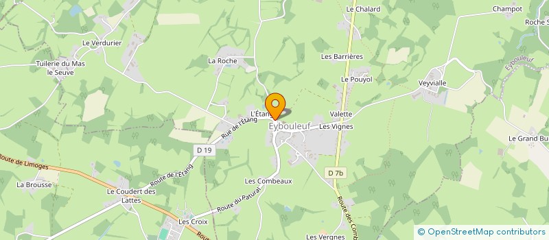 localisation de l'entreprise COMMUNE D EYBOULEUF à EYBOULEUF