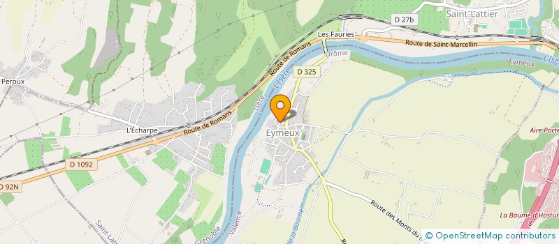localisation de l'entreprise COMMUNE D EYMEUX  EYMEUX