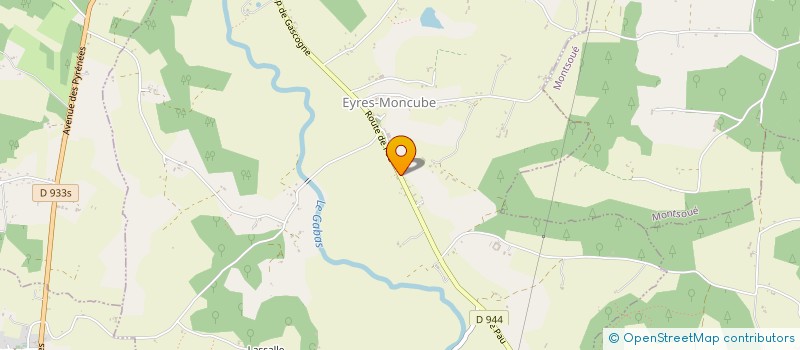 localisation de l'entreprise COMMUNE D'EYRES MONCUBE  EYRES-MONCUBE