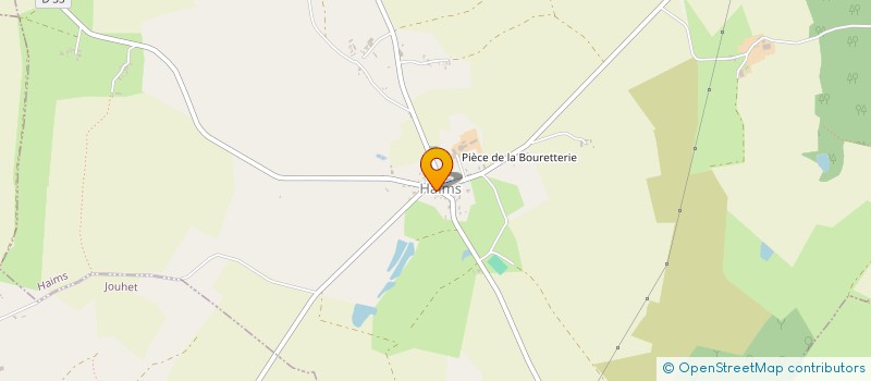 localisation de l'entreprise COMMUNE D HAIMS  HAIMS