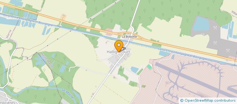 localisation de l'entreprise COMMUNE D'HALLIGNICOURT à HALLIGNICOURT