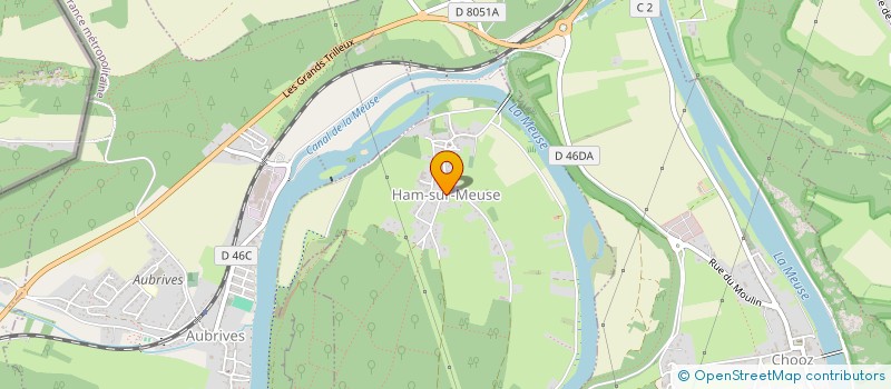 localisation de l'entreprise COMMUNE D'HAM SUR MEUSE  HAM-SUR-MEUSE