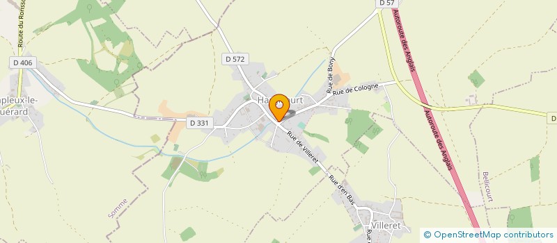 localisation de l'entreprise COMMUNE D'HARGICOURT  HARGICOURT