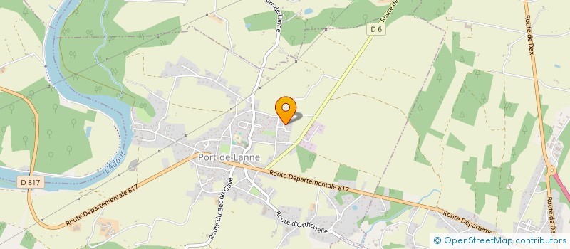 localisation de l'entreprise COMMUNE D'HASTINGUES  HASTINGUES