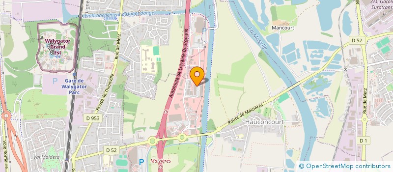 localisation de l'entreprise COMMUNE D HAUCONCOURT  HAUCONCOURT