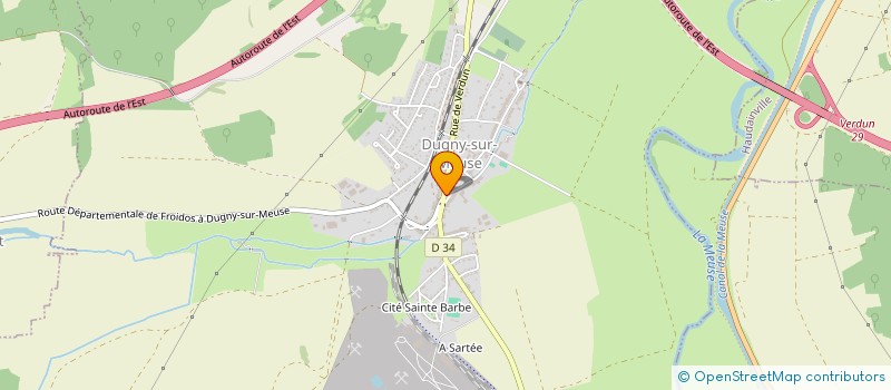 localisation de l'entreprise COMMUNE D'HAUDAINVILLE à HAUDAINVILLE