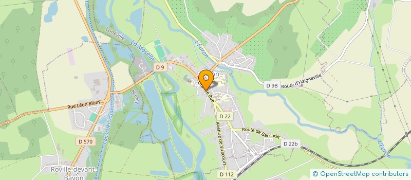 localisation de l'entreprise COMMUNE D HAUSSONVILLE  HAUSSONVILLE