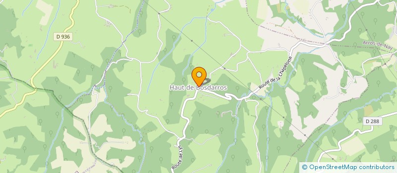 localisation de l'entreprise COMMUNE D HAUT DE BOSDARROS  HAUT-DE-BOSDARROS