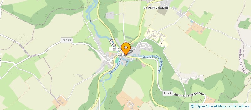 localisation de l'entreprise COMMUNE D'HERICOURT EN CAUX  HERICOURT-EN-CAUX