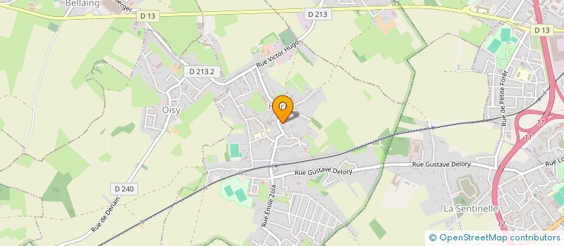 localisation de l'entreprise COMMUNE D HERIN  HERIN