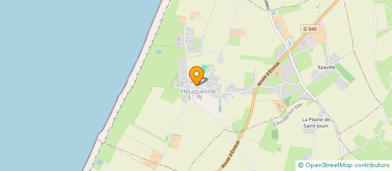 localisation de l'entreprise COMMUNE D'HEUQUEVILLE  HEUQUEVILLE