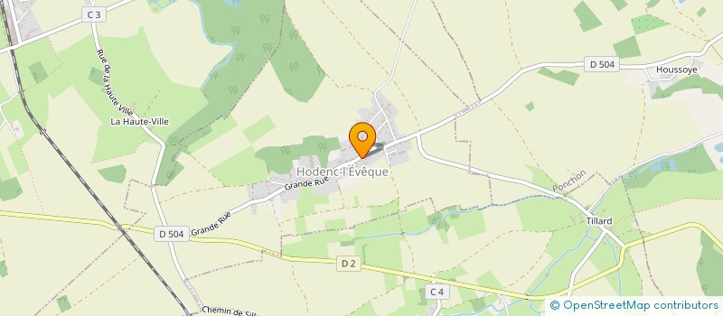 localisation de l'entreprise COMMUNE D'HODENC L'EVEQUE  HODENC-L'EVEQUE