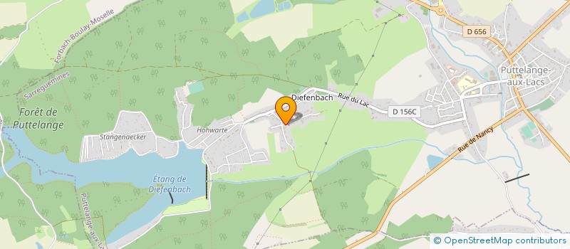 localisation de l'entreprise COMMUNE D'HOLVING  HOLVING