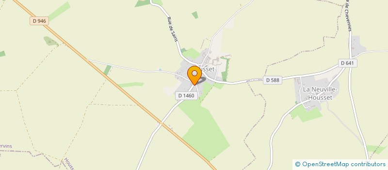 localisation de l'entreprise COMMUNE D'HOUSSET  HOUSSET