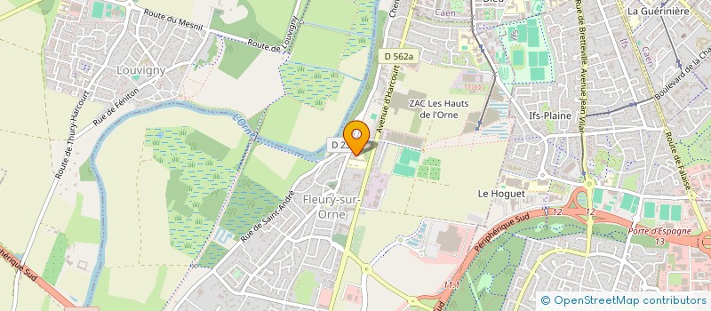 localisation de l'entreprise COMMUNE D'IFS  IFS