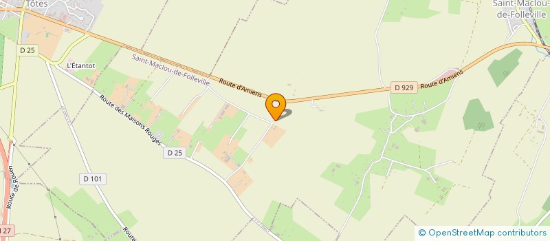 localisation de l'entreprise COMMUNE D'IMBLEVILLE  IMBLEVILLE